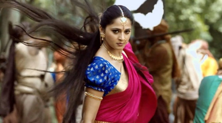 Actress Anushka Shetty @ Bahubali Movie Making Photos