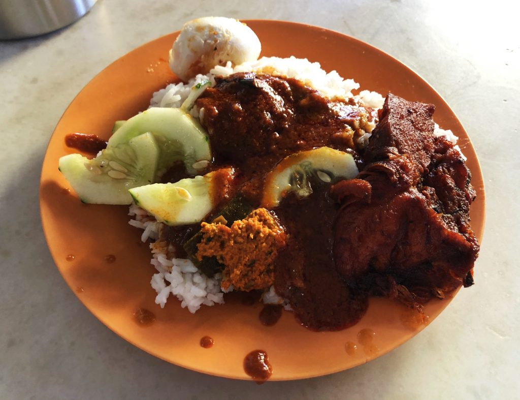 nasi ganja portion