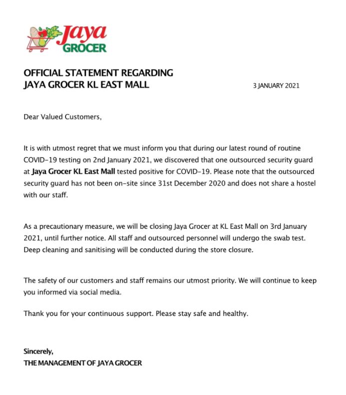 jaya grocer