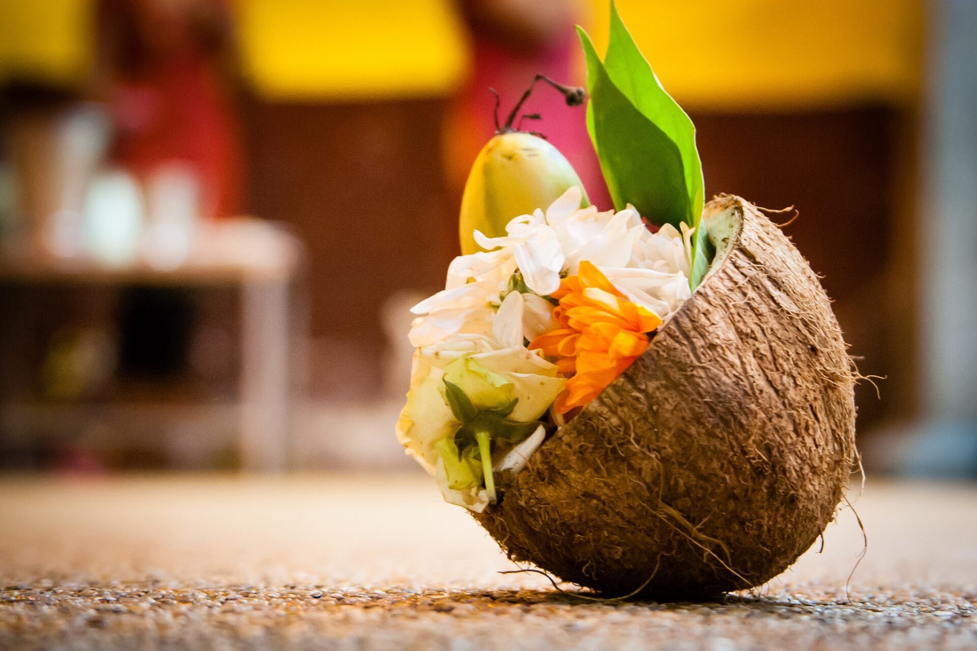 coconut banana offering