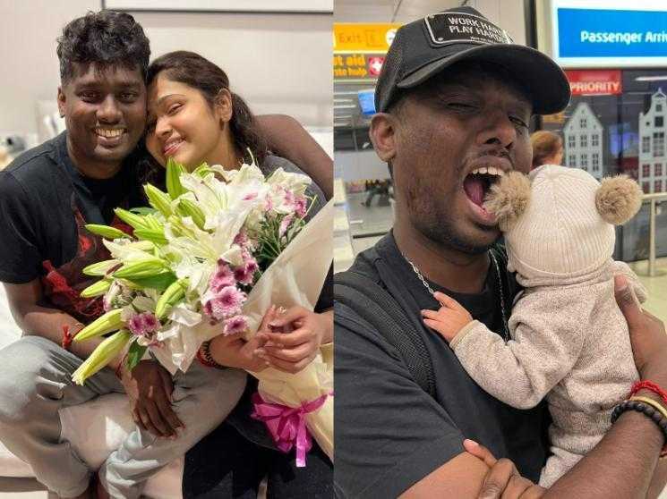 priya atlee wishes director atlee on fathers day 2023 cute photos meer becky jawan movie 1687072713