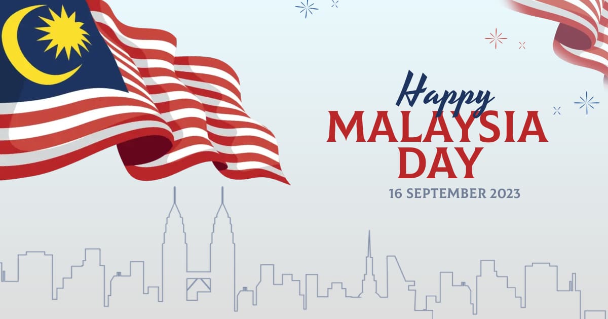 Malaysia Day Facebook Shared Post Made with PosterMyWall